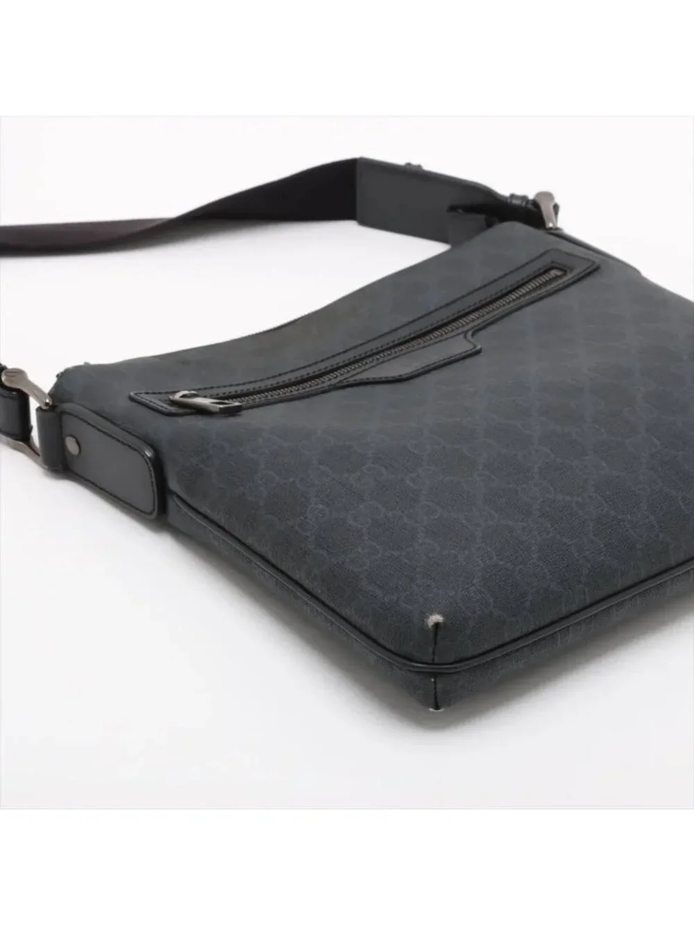 Gucci GG Supreme Leather Shoulder Bag Crossbody Messenger Business